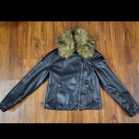 Abercrombie Kids Leather Moto Rocker Jacket - Picture 5 of 6